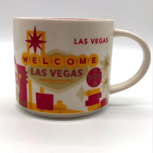 Starbucks You Are Here Collection Welcome Las Vegas Coffee Mug
